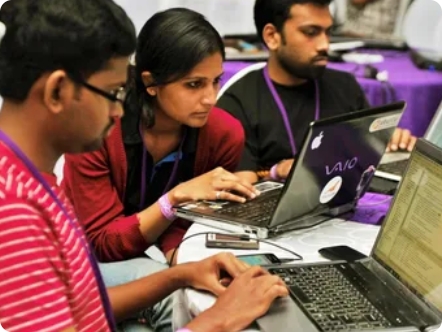 Students learning curriculum topics at Kodewala Academy